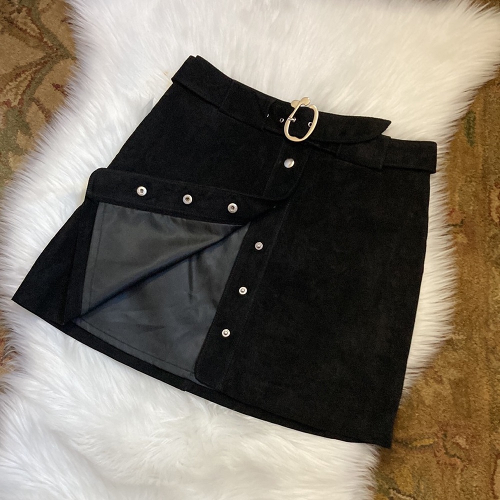 Zara Black Suede skirt - Picture 5 of 6